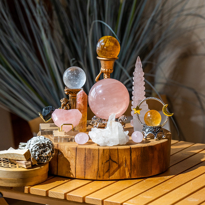 Radiant Clarity & Heart Healing Crystal Grid
